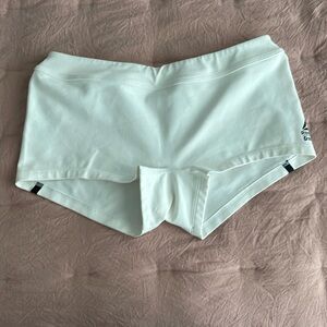Reebok CrossFit white booty shorts